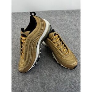 Nike Air Max 97 Metallic Gold Women Running Casual Sneakers Shoes 8.5
